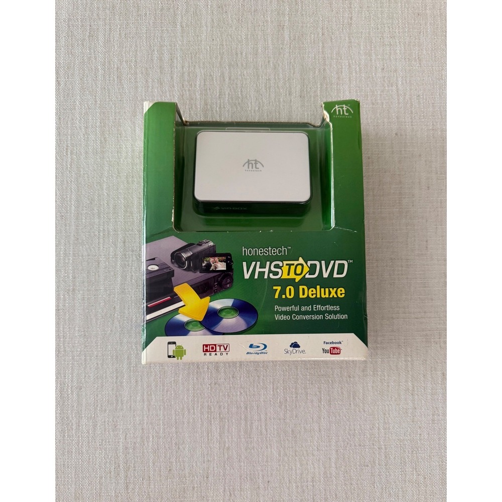 Honestech VHS to DVD 7.0 Deluxe Video Conversion Solution VIDBOX Capture Device